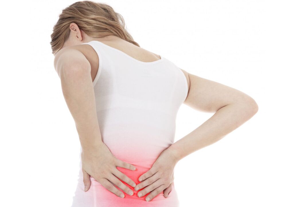 Osteochondrose kann d'Lendenwirbelsäule beaflossen
